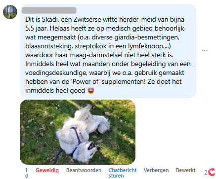 review Skadi - giardia, slecht microbioom