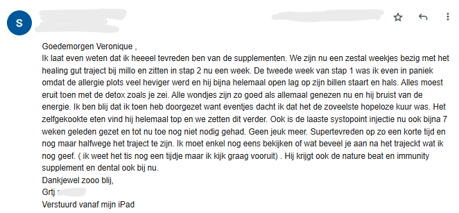 Review heal the gut pack - allergie en jeuk stap 2