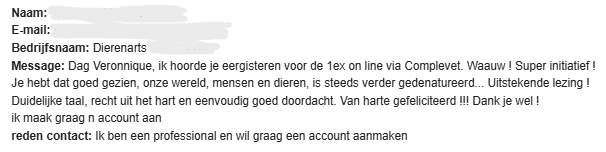 review lezing professionals