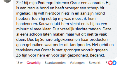 recencie tandpoeder marie jose kies